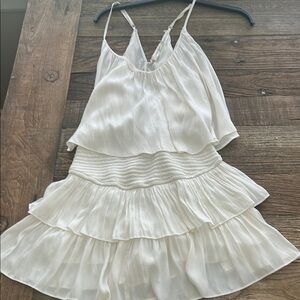 San Antonio Cream Ruffle Romper